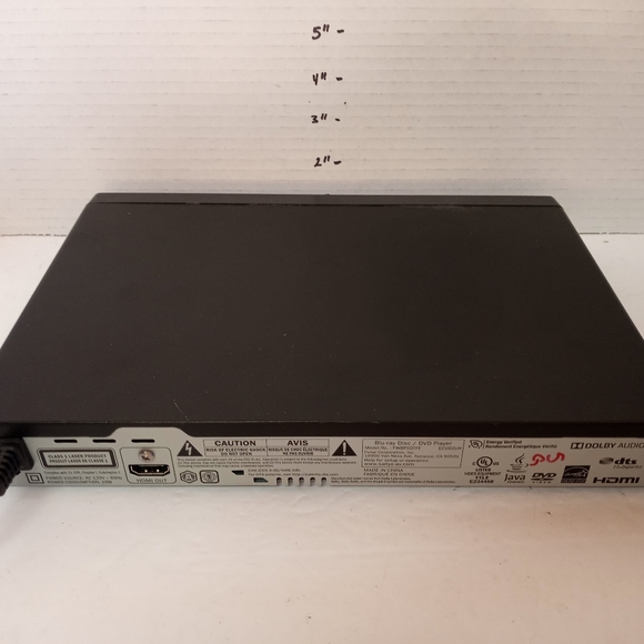 Sanyo blu ray DVD player model FWBP507FF - Picture 5 of 8